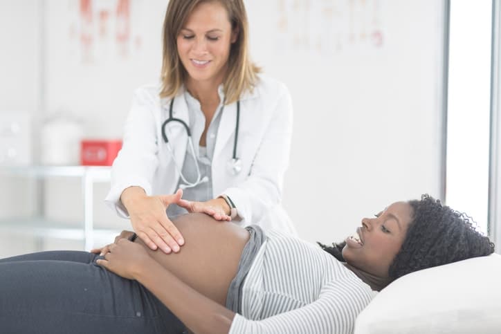 Pregnant Woman at Doctors
